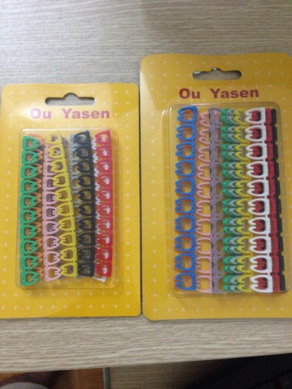 Vỉ đánh số dây mạng cat5 100 đầu