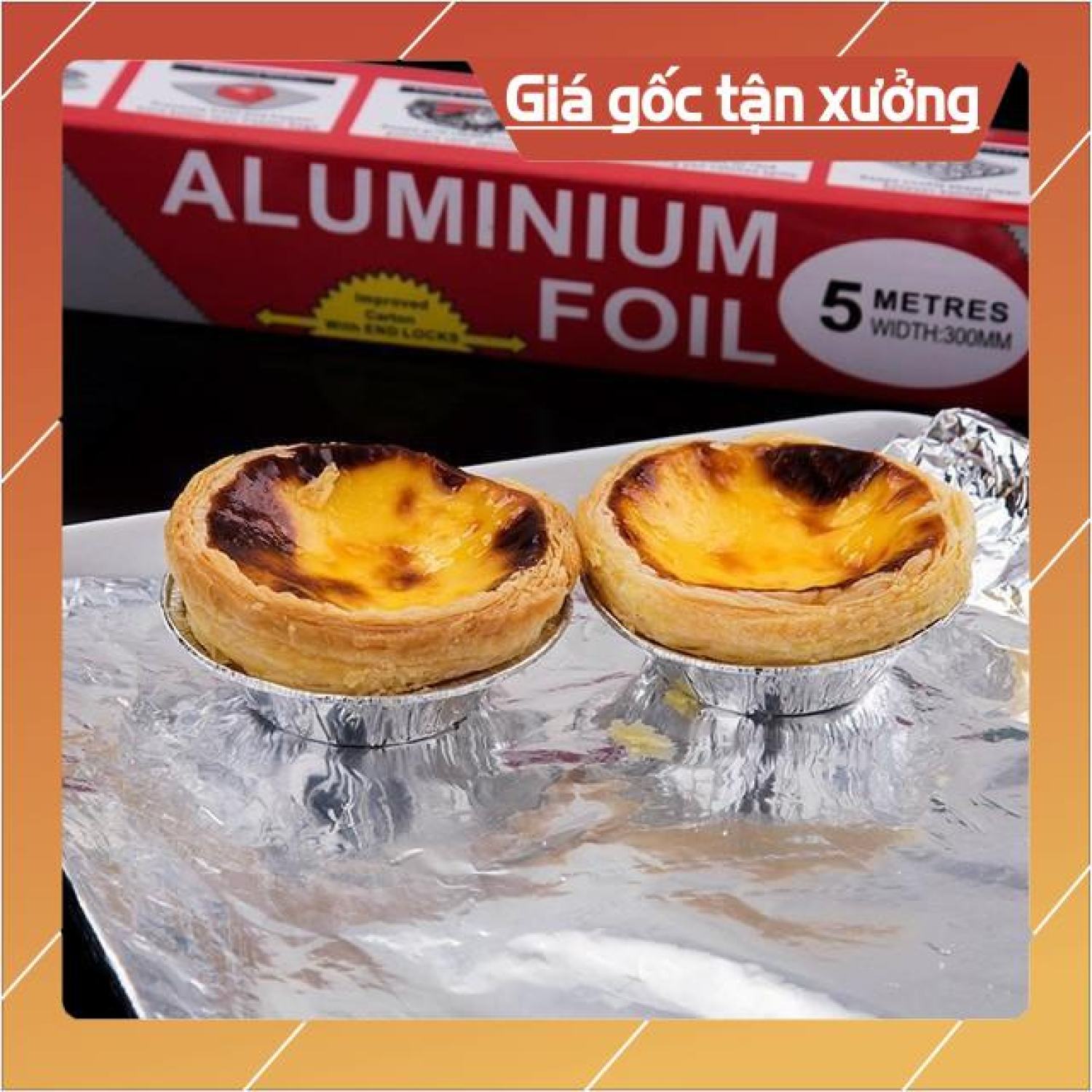 CUỘN GIẤY BẠC NƯỚNG ĐỒ ĂN ALUMINIUM (size 30cm x 5m)