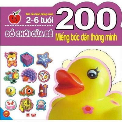 200 miếng bóc dán thông minh - đồ chơi của bé