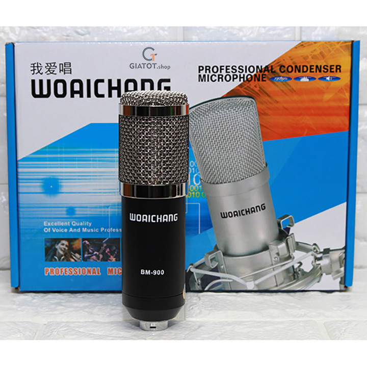 Micro thu âm Livestream BM 900 Woaichang Studio cao cấp