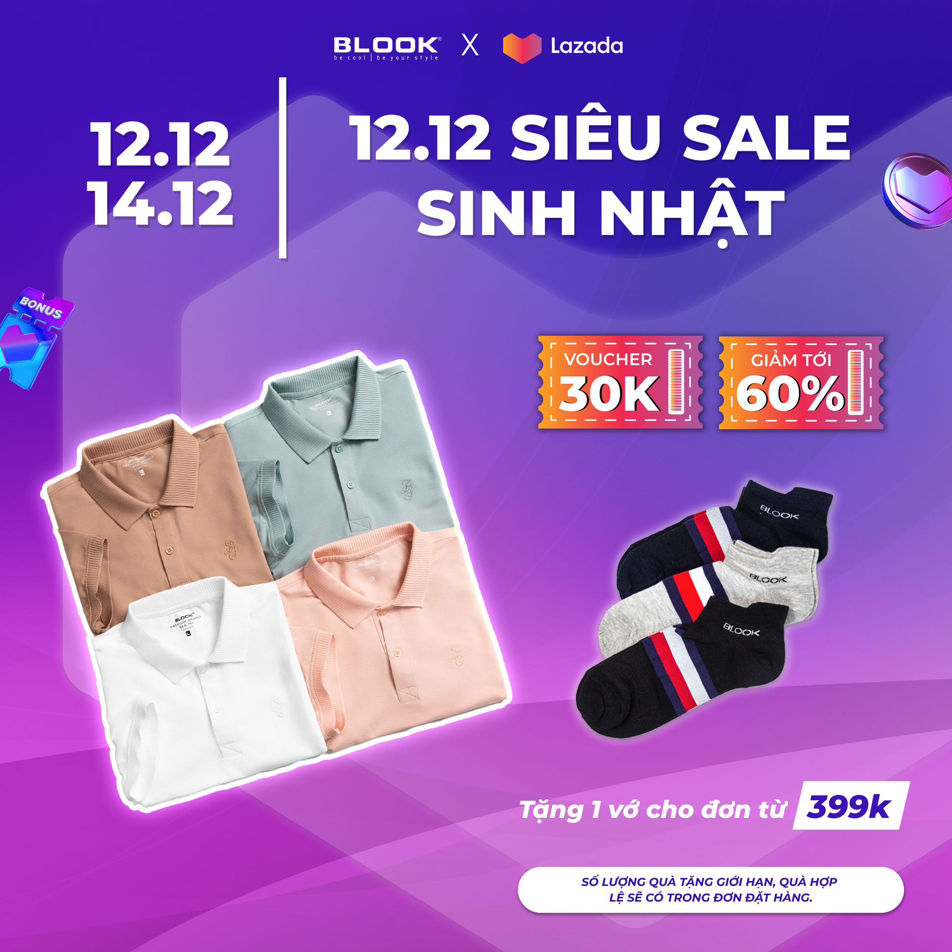 ÁO THUN POLO NAM BLOOK - MÃ 35656