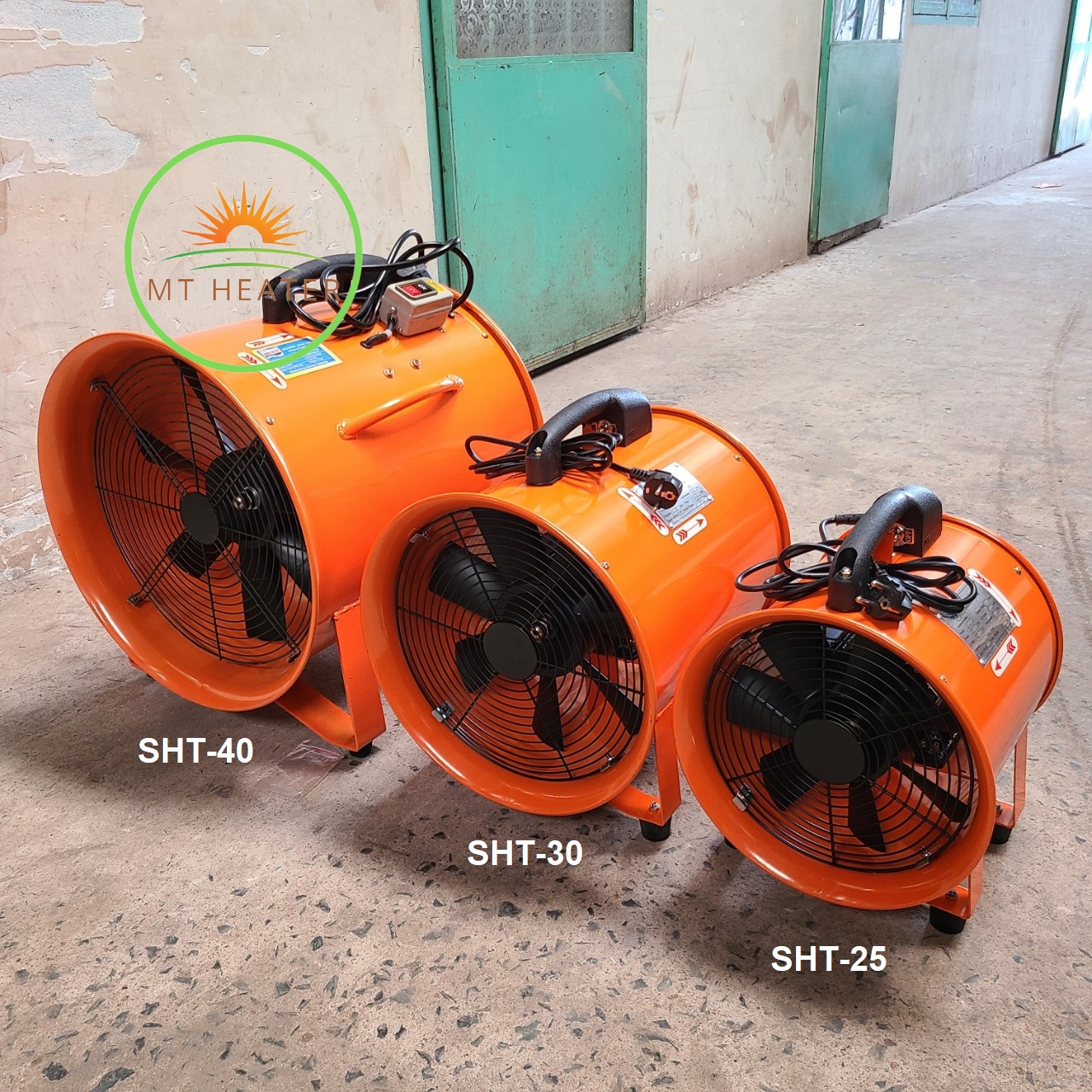 Quạt tròn hút mùi khói xách tay sht tốc độ 2800 v/ph