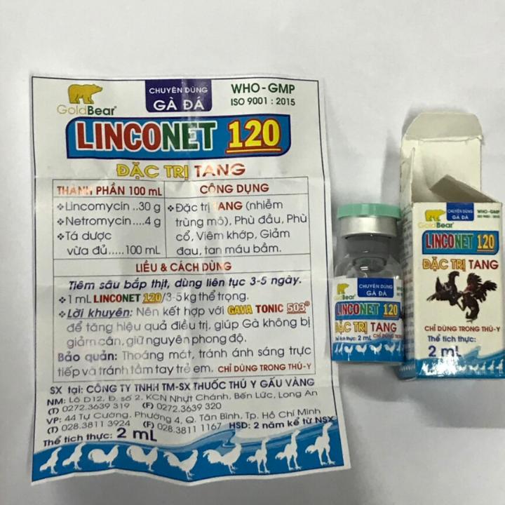 Linconet 120 [2 ml] TANG Thuốc chuyên dùng gà đá