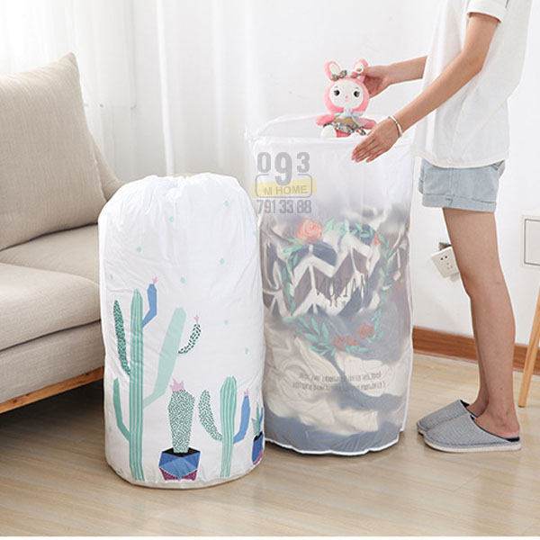 Combo 2 Storage Bags, Clothes Blanket Pillow Box Clothing Sweater Box Pouch Holder Organizer