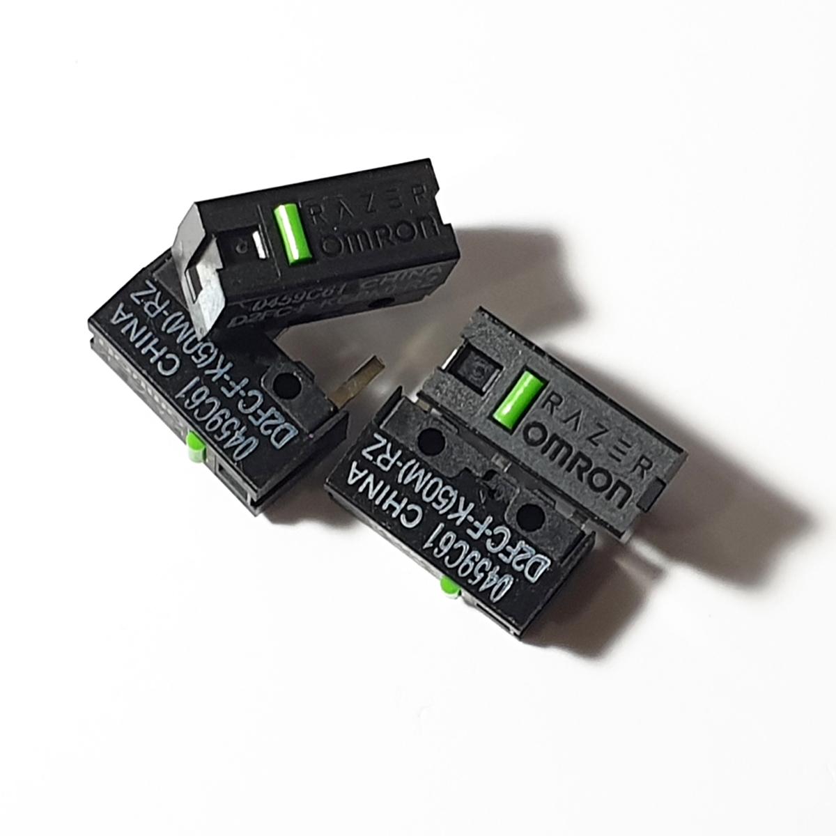 combo 2-5-10 switch chuột omron razer nút xanh