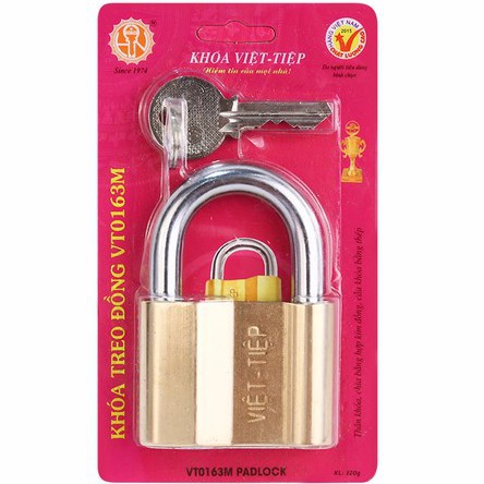 [HCM]Khóa treo đồng chìa Việt Tiệp 0163M