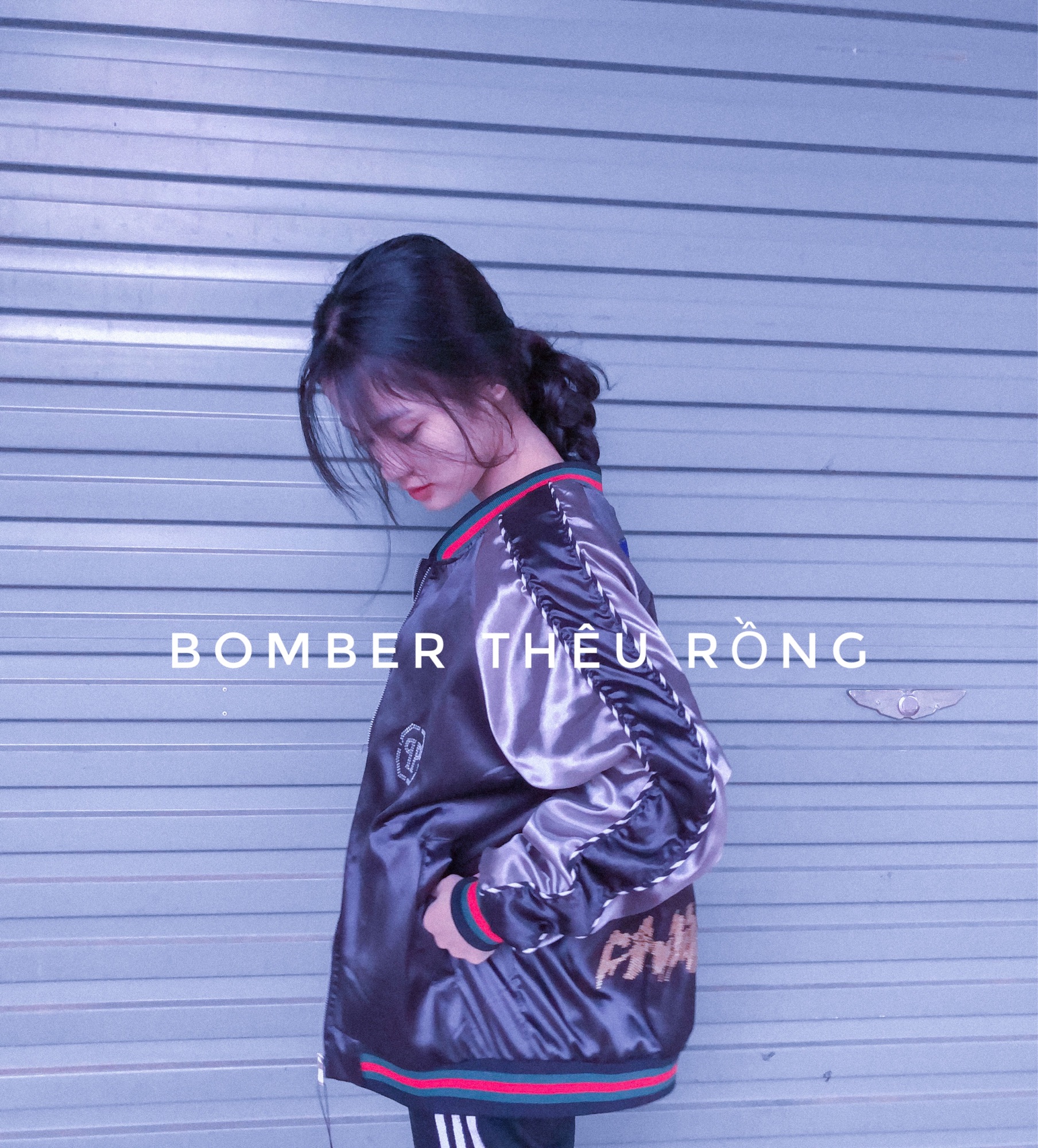 [giá sập sàn] áo khoác bomber đính đá đầu lâu ( không đinh tay)