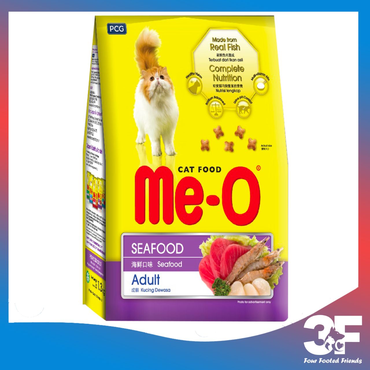 Thức Ăn Hạt Cho Mèo Me-O Bao 7Kg