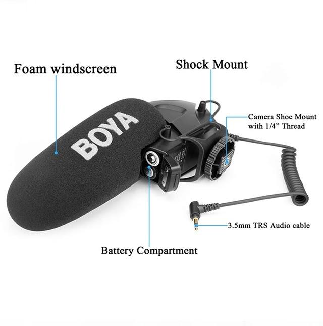 Boya BY-BM3031 - Micro Shotgun Cho Máy Ảnh, Máy Quay