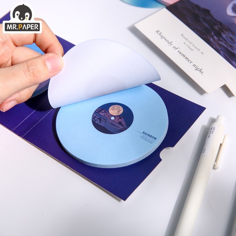 Set 60 giấy note đĩa CD làm Kpop journal