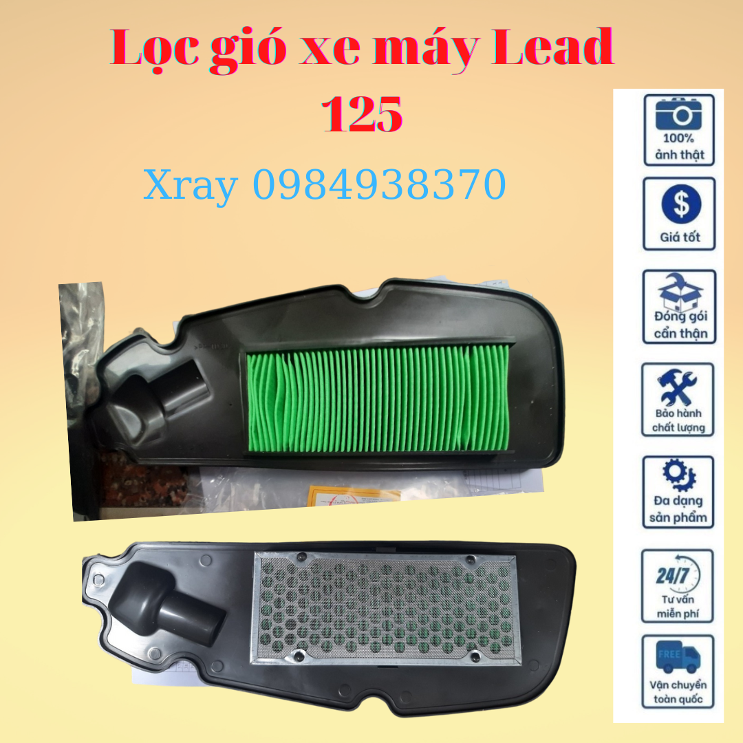Lọc gió xe máy Lead 110, 125