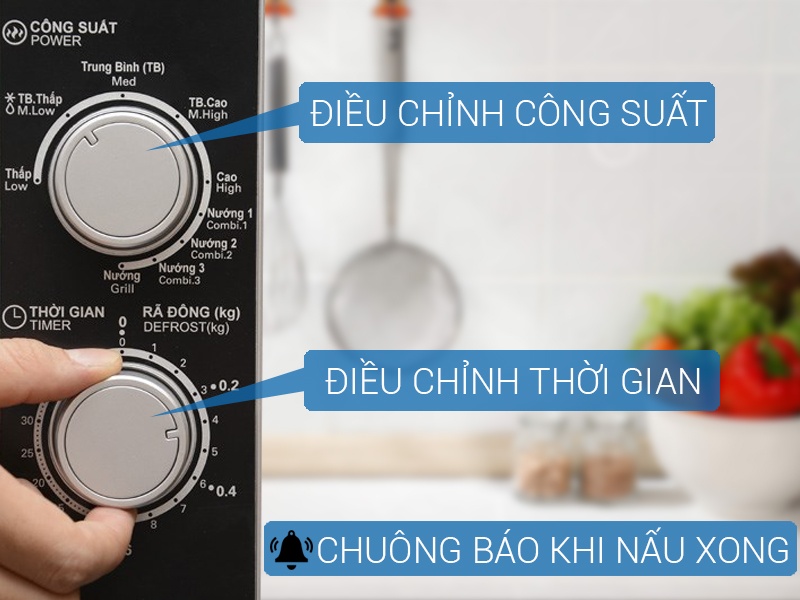 Lò vi sóng Sharp có nướng R-G222VN - 20 lít