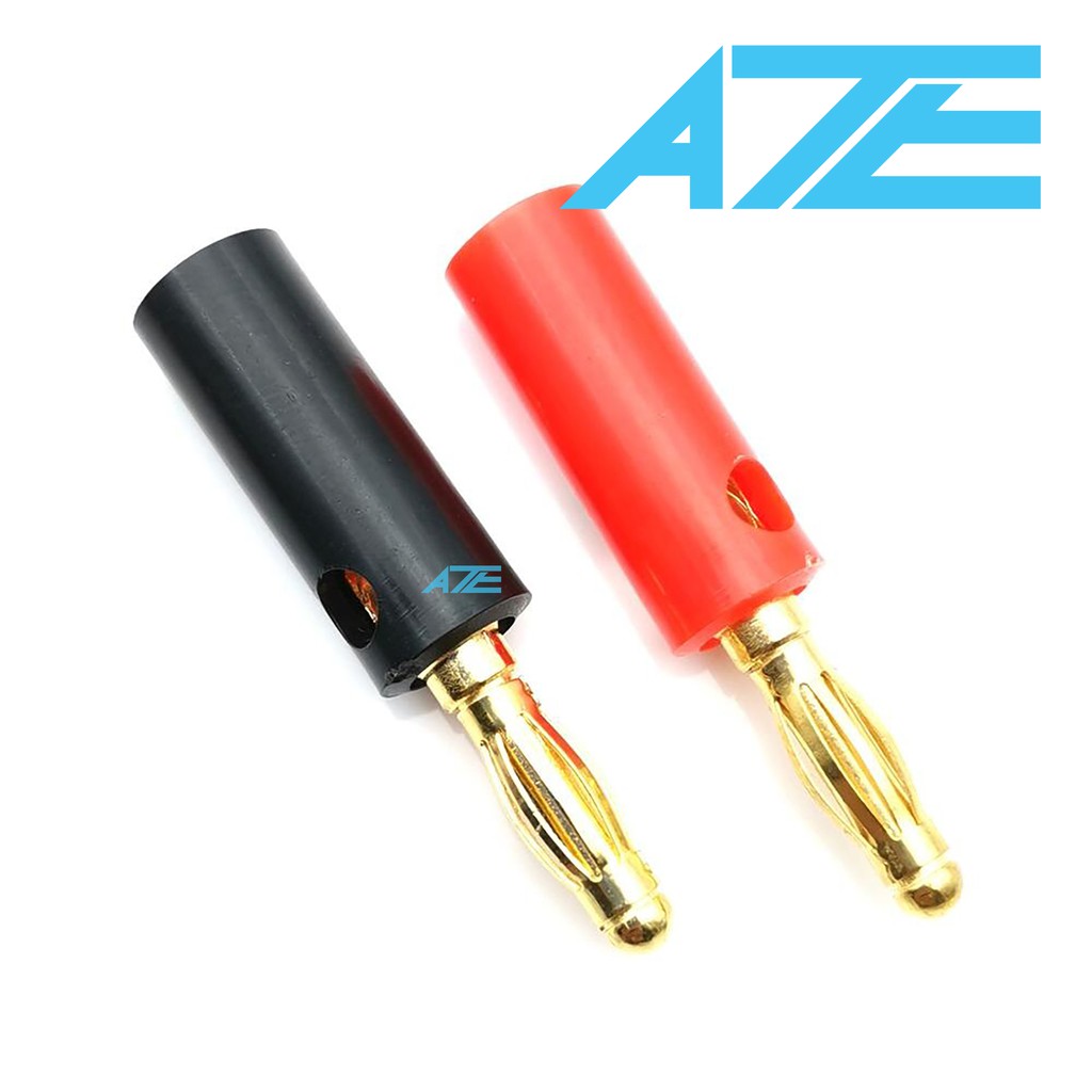 Rắc Audio Bắp Chuối - Cặp 2 chiếc Jack Bắp Chuối