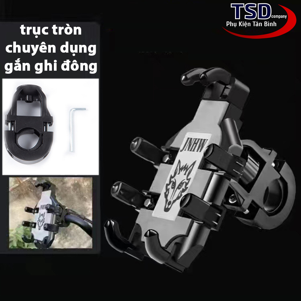 Extremely cool clip-on phone holder for bicycles and motorbikes