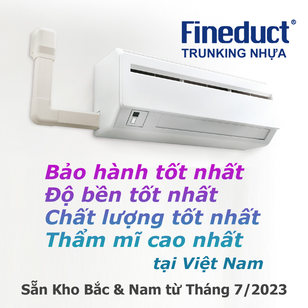 Trunking Nhựa Fineduct Nối Chữ T Màu Ngà TA - 80/100/120/140 - Hàng nhập khẩu chính hãng