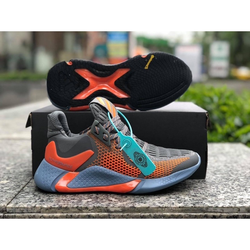 🔥Ảnh thật🔥 Giày sneaker alpha bounce 2020 xanh cam