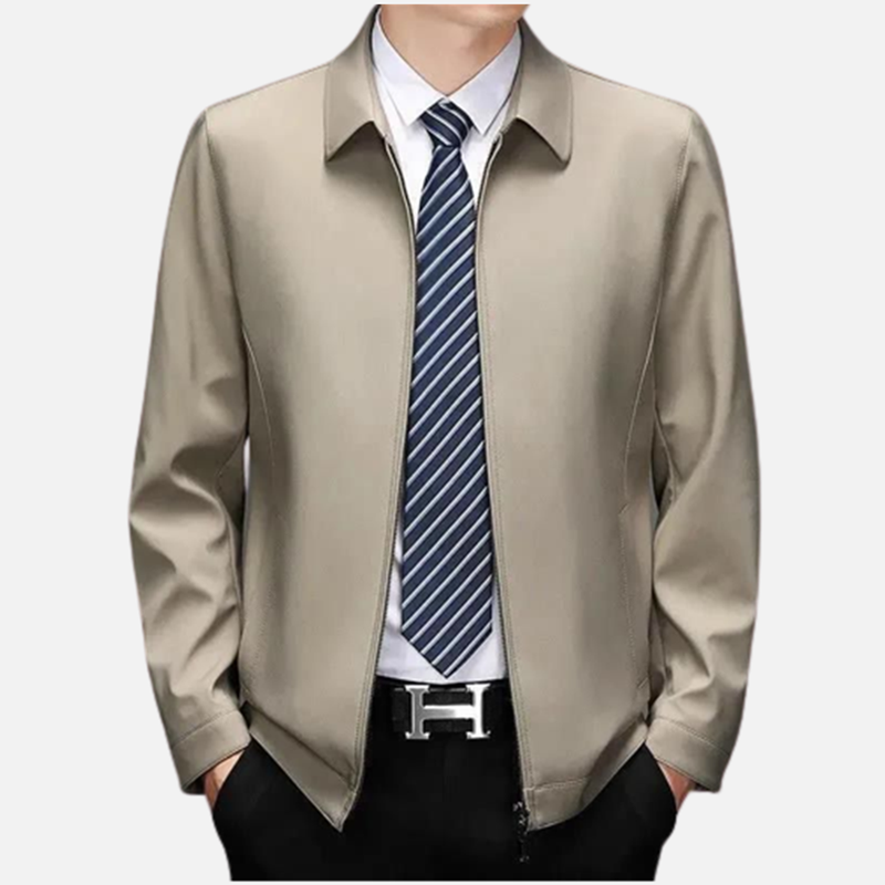 Áo khoác nam trung niên áo khoác mỏng áo khoác mùa xuân thường ngày có khuy cài ve áo cho bố mùa xuân và mùa thu hot ●8/27❈❦