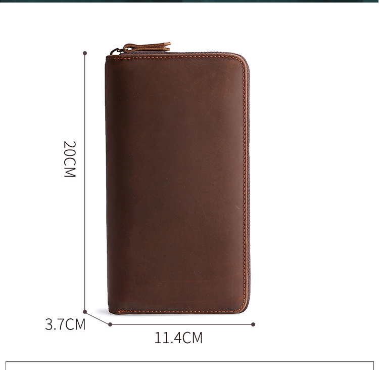 Ví Cầm Tay Nam CT01 Da Bò Tự Nhiên Cao Cấp, Ví Dài Kiểu dáng Sang Trọng nhiều ngăn, Clutch hộp Bảo Hành 01 năm