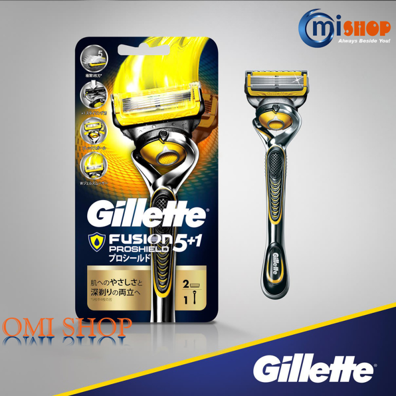 Dao cạo râu 5 lưỡi kép Gillette Fusion 5+1 Proshield Nhật Bản giá rẻ