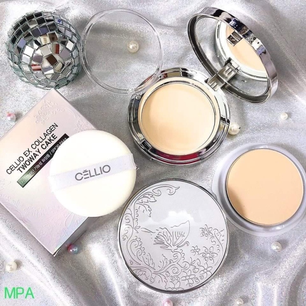 ❣  Phấn Phủ Cellio Hàn Quốc Chính Hãng 2 Lõi Phấn Siêu Mịn Dạng Nén giá rẻ