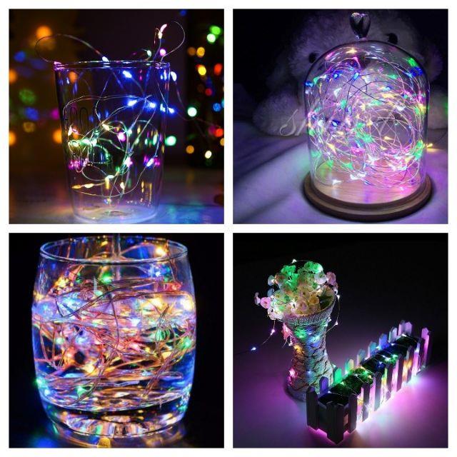 Dây Đèn LED Đom Đóm Fairy Light 5/10/20M Dùng Cổng USB