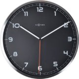 Đồng hồ treo tường NeXtime 3080ZW Company Black Number 35cm (Đen)
