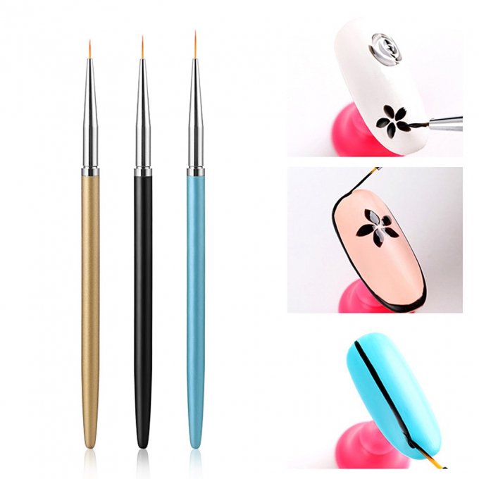 Set 3 cây cọ nét chuyên dụng cho dân làm móng