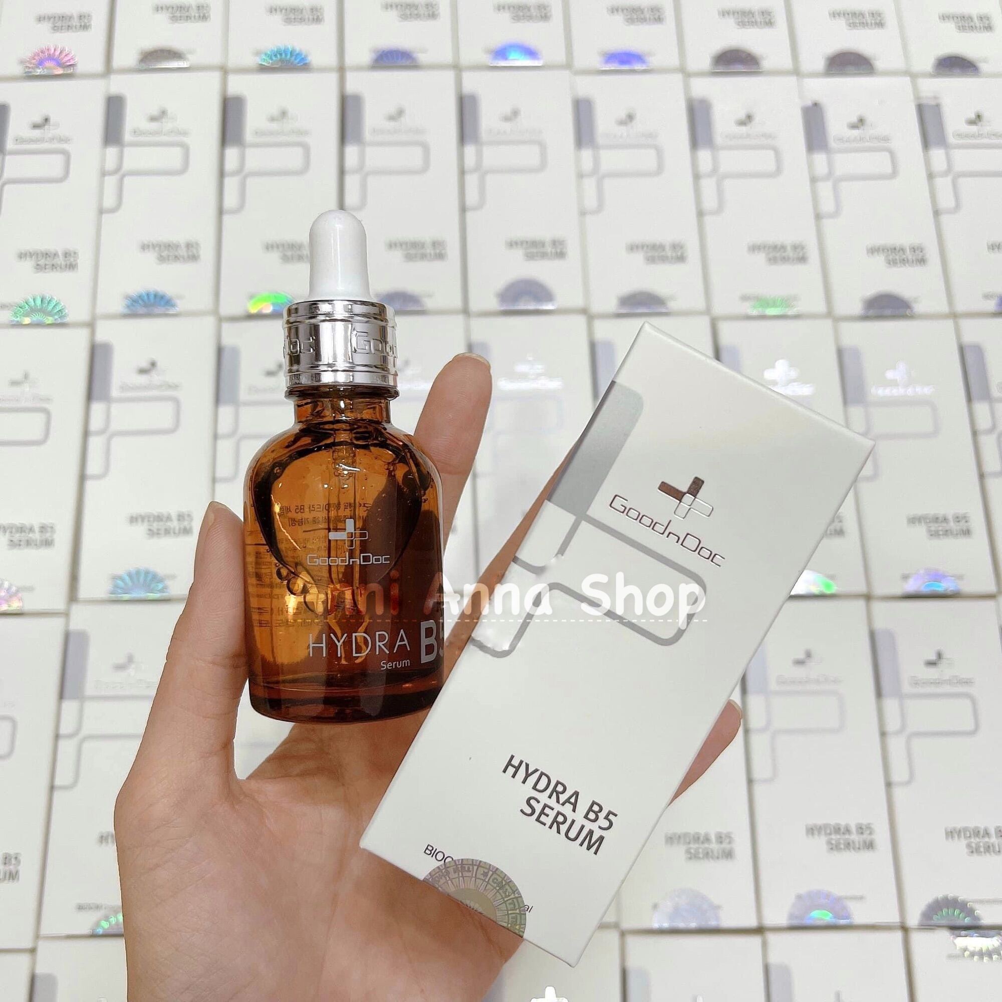 [FreeshipMAX] Serum Hydra B5 Goodndoc cấp ẩm, phục hồi và dưỡng trắng da