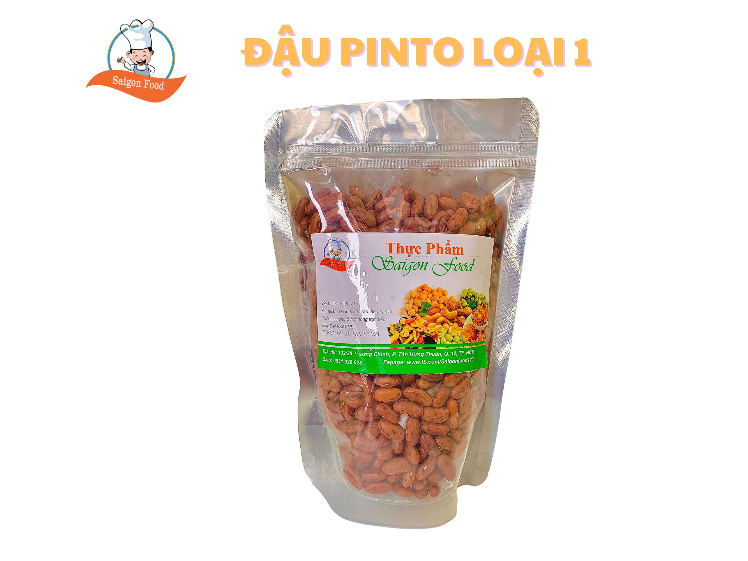 1kg đậu cúc pinto- saigon food
