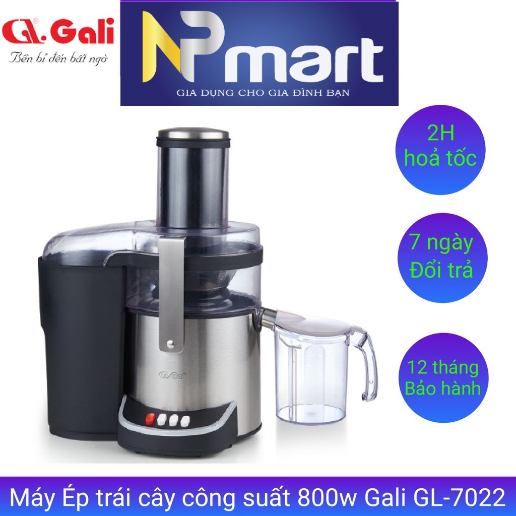 Máy ép trái cây gali gl-7022 800w, ép nguyên quả, bảo hành 12 tháng