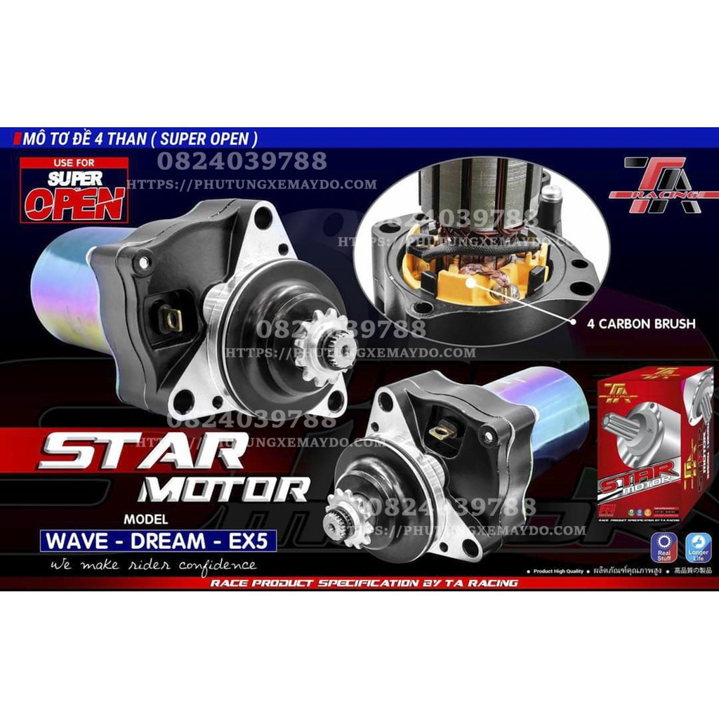 Củ đề độ ta titan cho wave dream cup 67 đi trái lớn