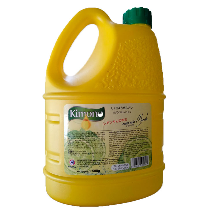 [HCM] Nước Rửa Chén Bát KIMONO Công Nghệ Nhật Bản 1500ml