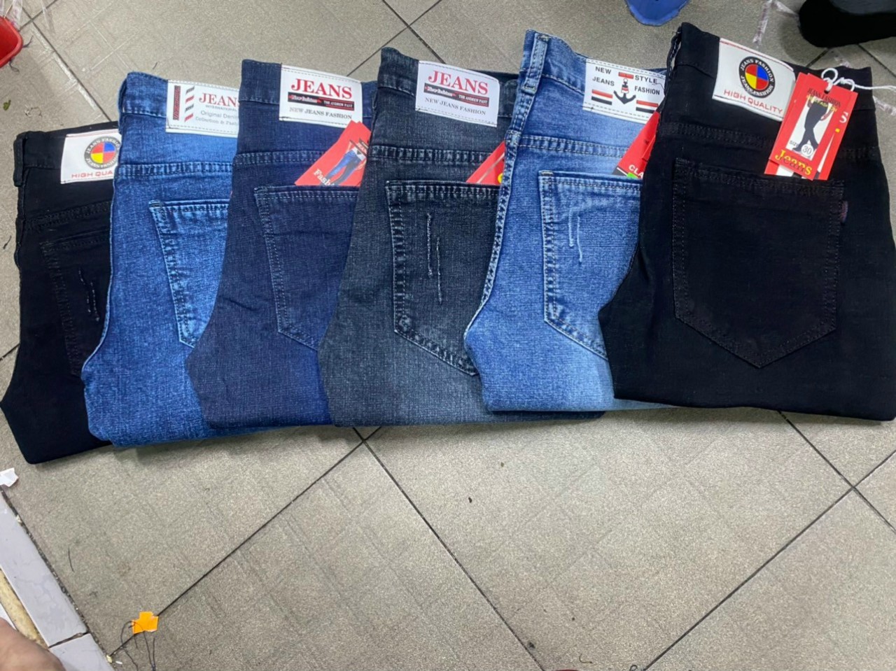 quan jean nu 9 tac lung cao ,hang cao cap