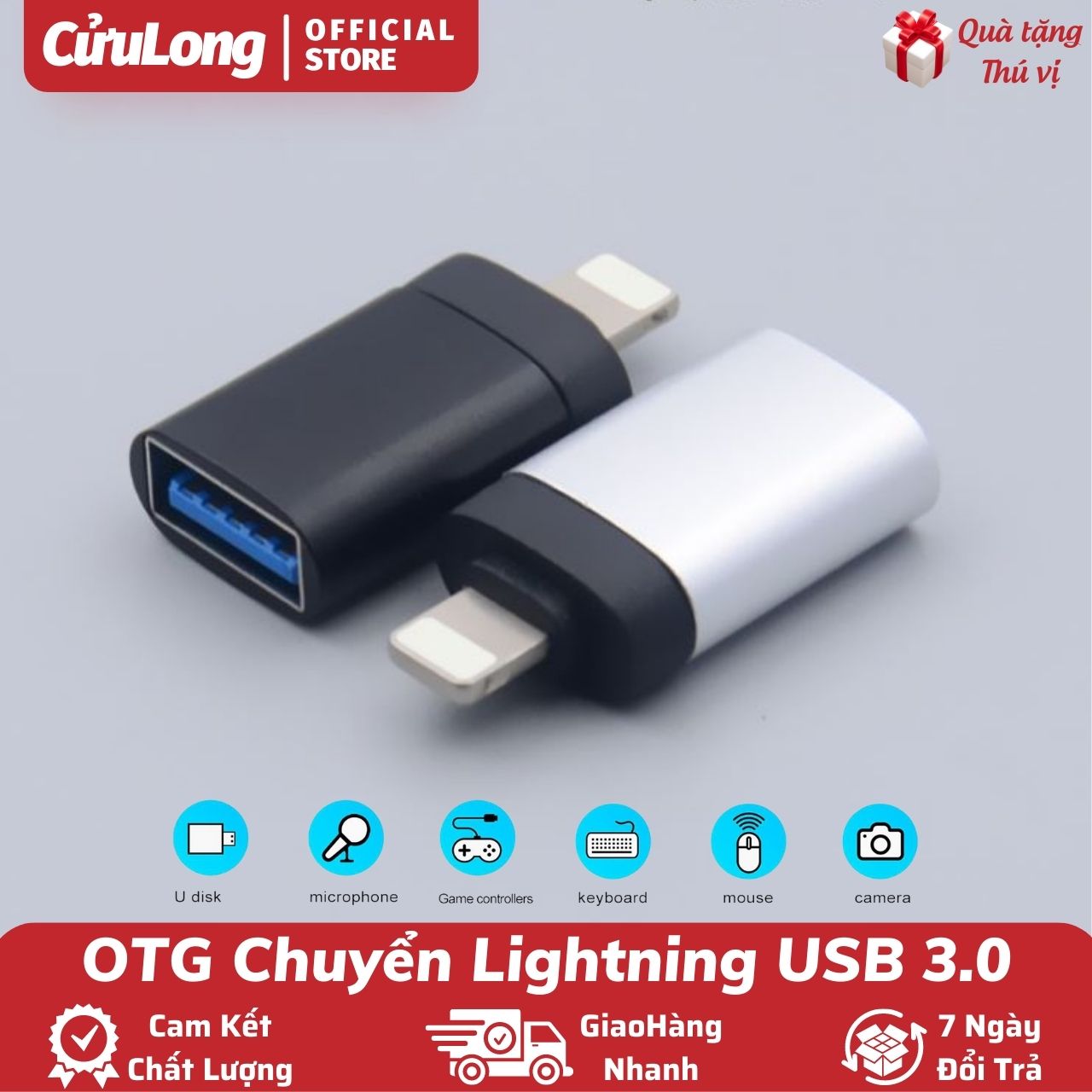 OTG Lightning To USB 3.0 Adapter