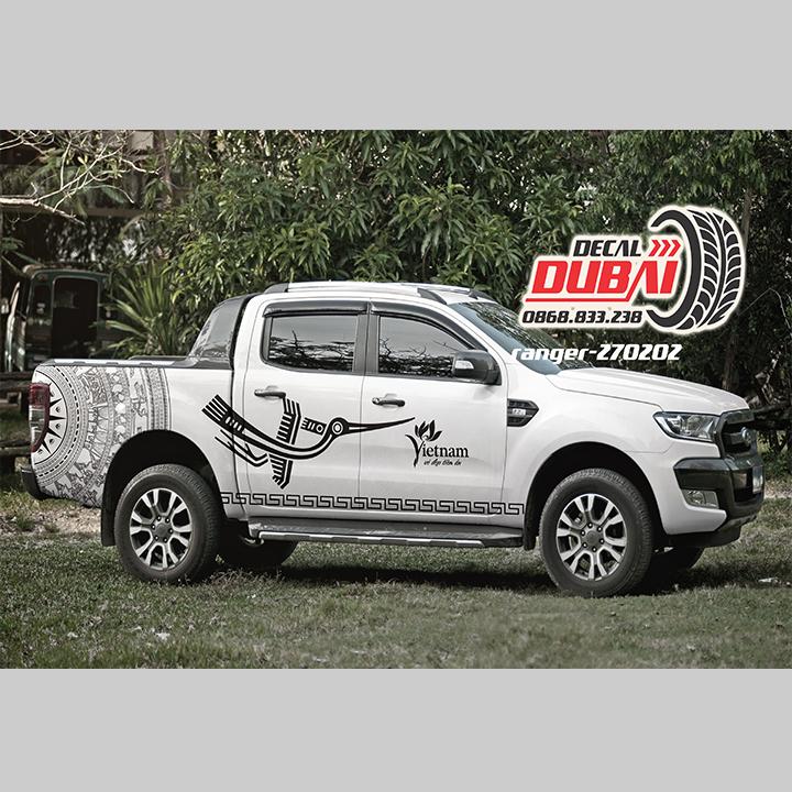 Tem Dán Sườn Xe Ford Ranger
