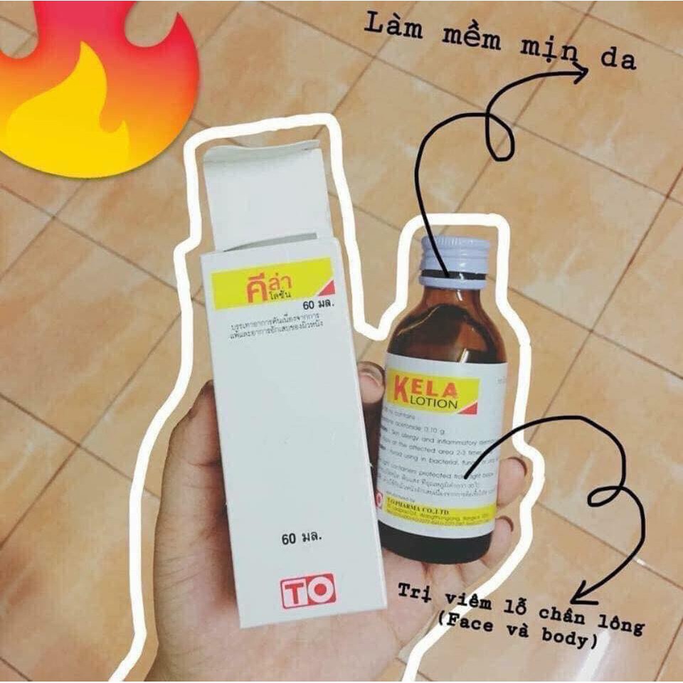 Kela Lotion viêm lỗ chân lông Thái Lan