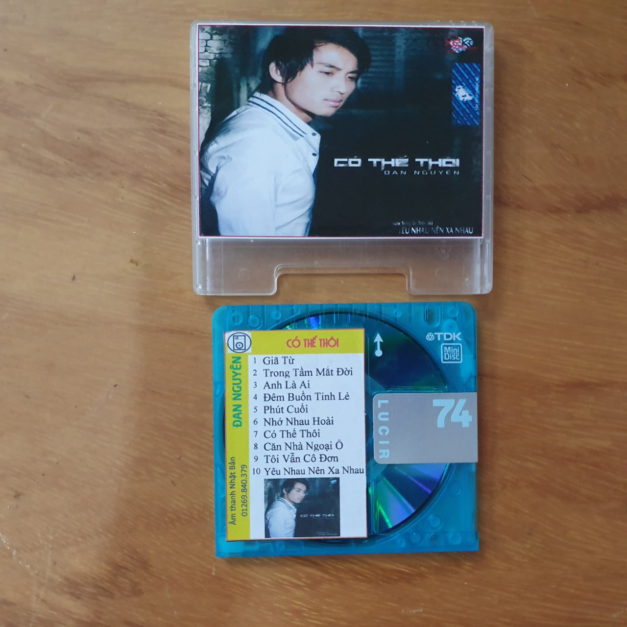 [MDCD] Bộ 2 Đĩa MD Đan Nguyên ASIA - Đĩa MD Mini Disc