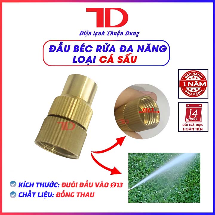 Đầu béc xịt rửa đa năng, đầu xịt rửa vệ sinh bảo dưỡng máy lạnh điều hoà - Điện Lạnh Thuận Dung