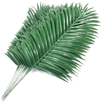 Artificial Palm Plants Leaves Faux Palm Fake Tropical Large Palm Tree Palm Leaves Imitation Leaf Artificial Plants