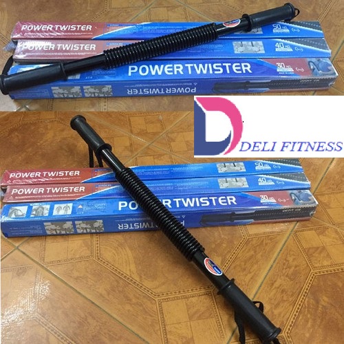 Gậy bẻ lò xo tập cơ tay  Power Twister Deli Fitness lực bẻ 30kg