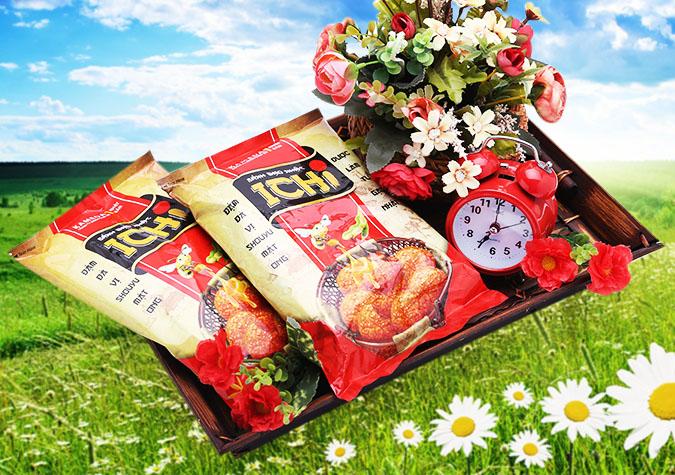 Combo 3 Gói Bánh Gạo Nhật Ichi (Gói 100G)
