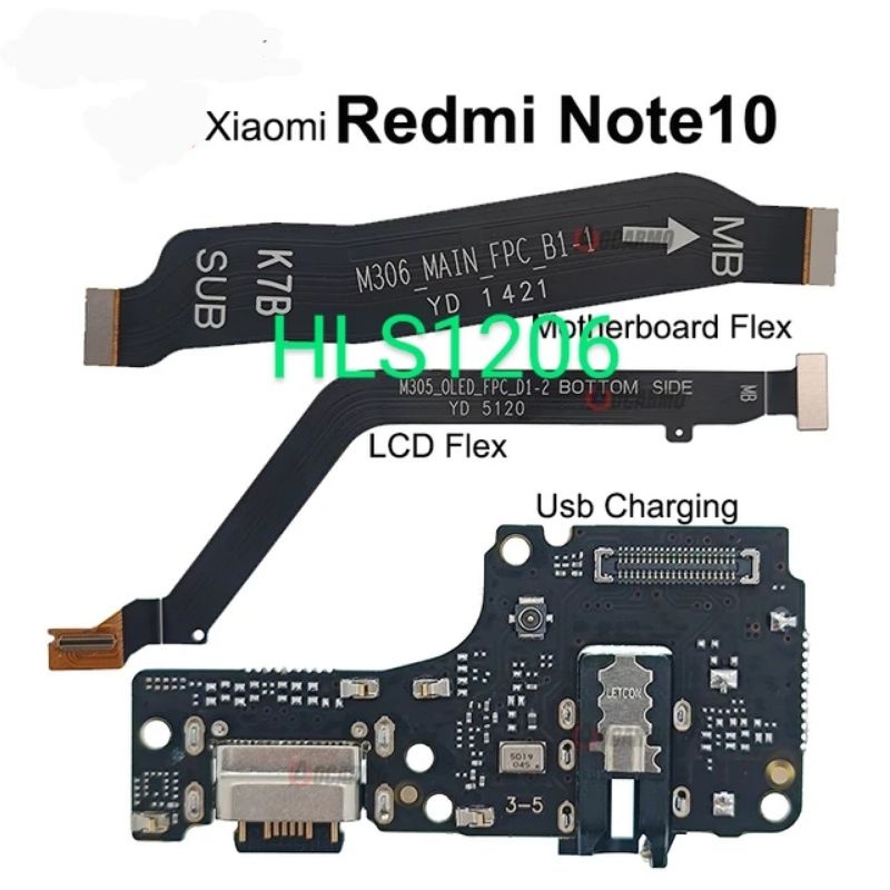 Cáp nối Màn hình của Xiaomi Redmi Note 10 4G / 10s