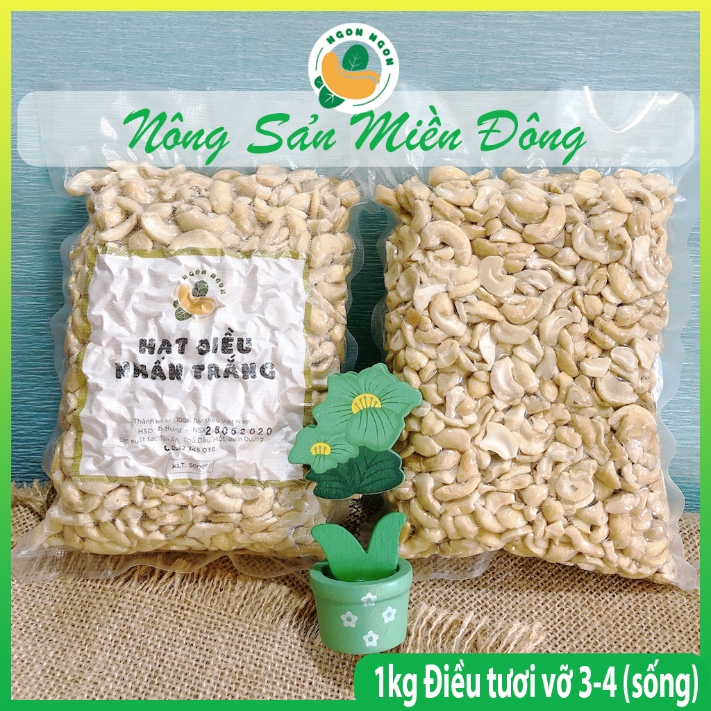 1kg Hạt điều tươi vỡ 4 làm bánh kẹo nấu sữa