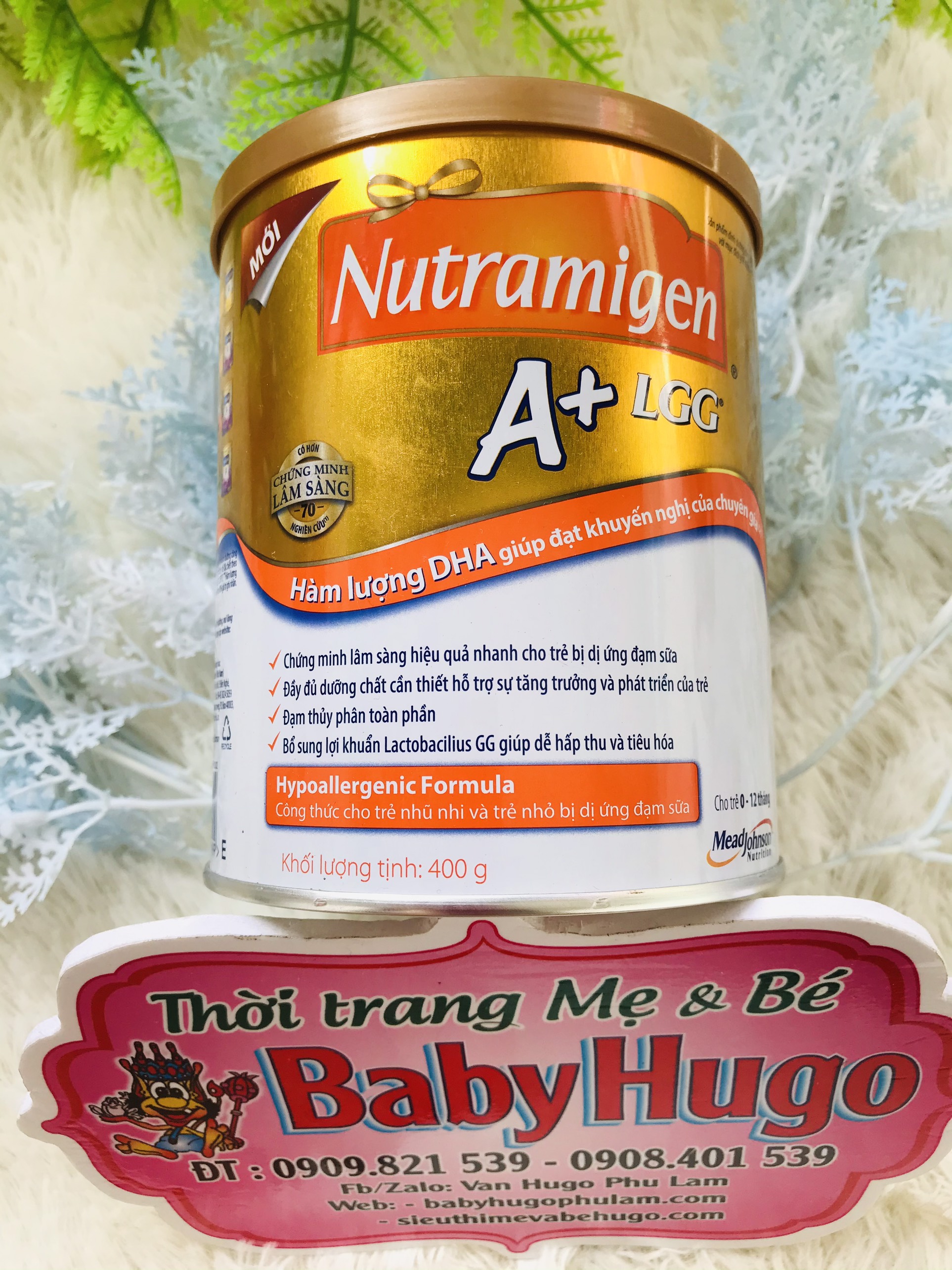 Sữa Nutramigen LIPIL A+ Cho bé dị ứng đạm sữa  400g (0-12 tháng)