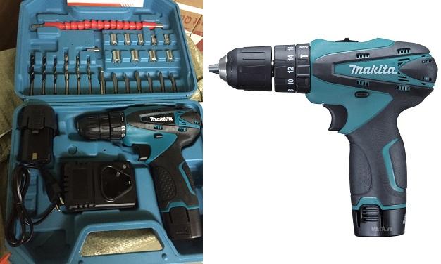 Bộ máy khoan Makita 2 pin sạc kèm nhiều đầu vặn.Sản phẩm tiện dụng-Bảo hành 6 tháng-KT MART