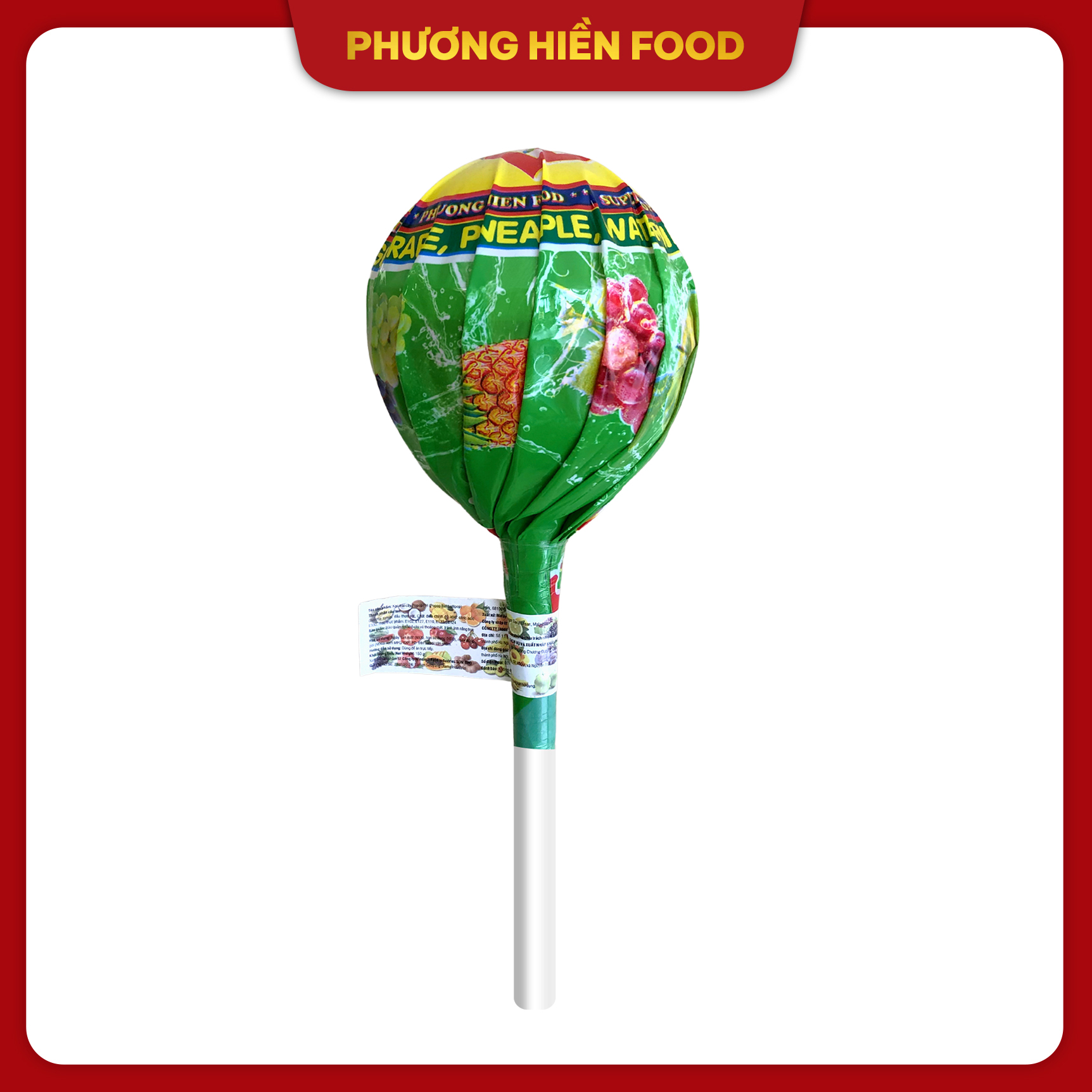 [ kẹo đồ chơi trẻ em ] Kẹo trái cây popop khổng lồ - 150g