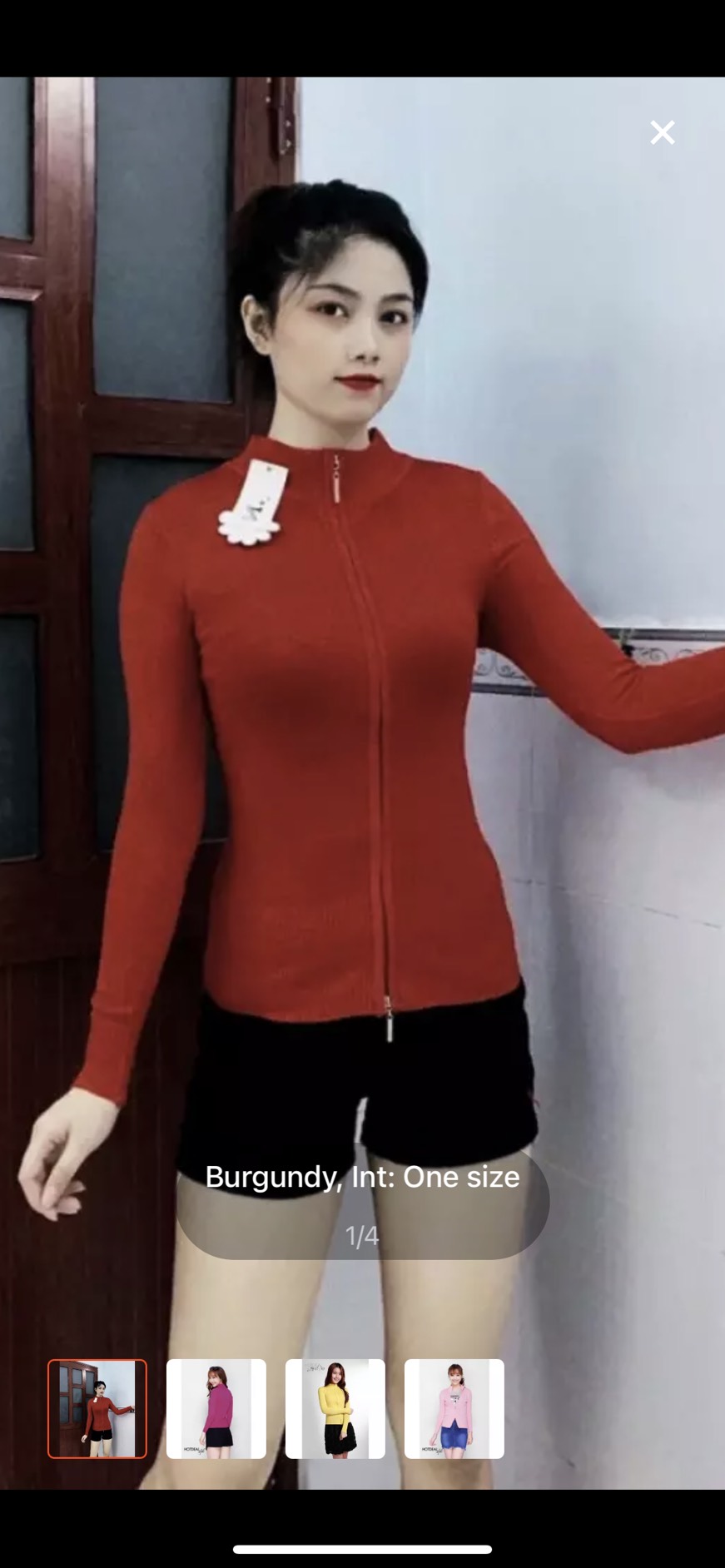 [HCM]Áo khoác len 2 đầu dây kéo