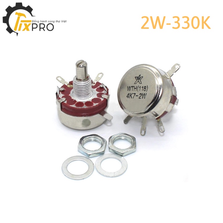 Biến trở 330k-2w chiết áp wth118