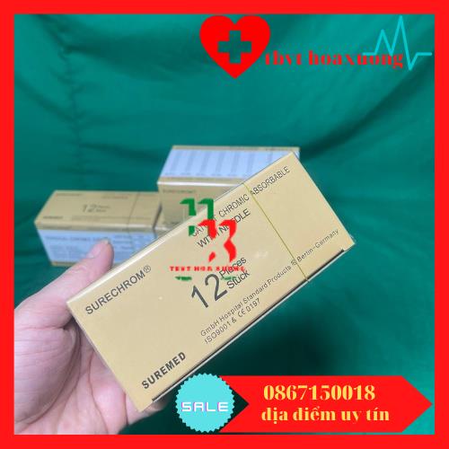 Chỉ phẩu thuật tự tiêu catgut 6/0[ giá tốt]