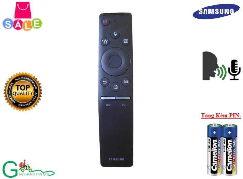 Remote Điều khiển từ xa tivi Samsung giọng nói BN59-01298G dùng được cho năm 2015,2016,2017,2018- Hàng mới nguyên tem Tặng kèm Pin chính hãng